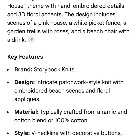 Vintage Artistic Multicolor Women's Cardigan. What a Masterpiece - Picture 5 of 16